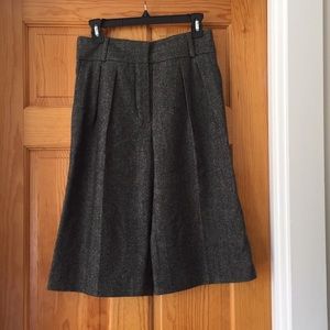 Chloe wool herringbone culottes